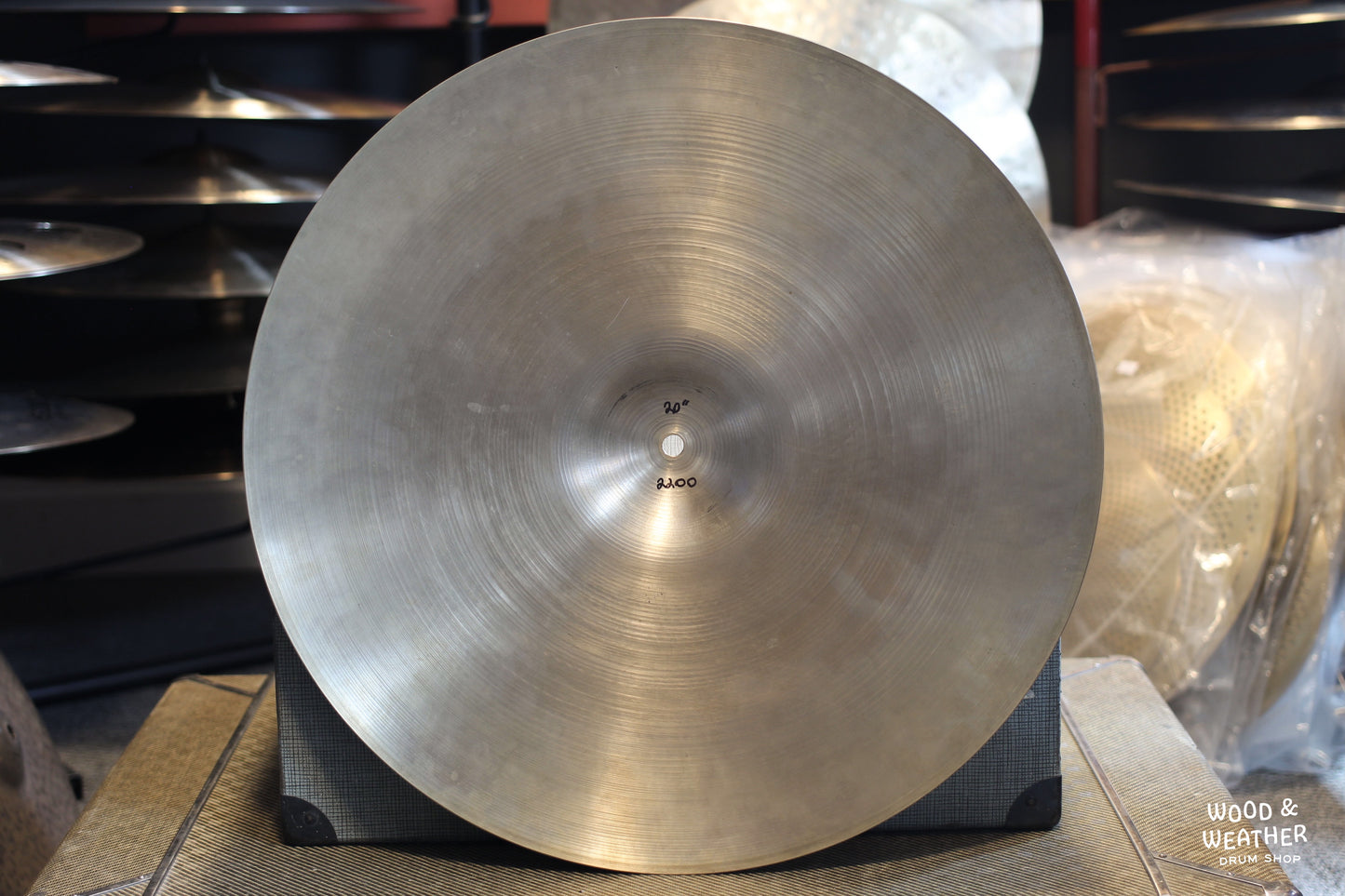 1960s A. Zildjian 20" Ride Cymbal 2200g
