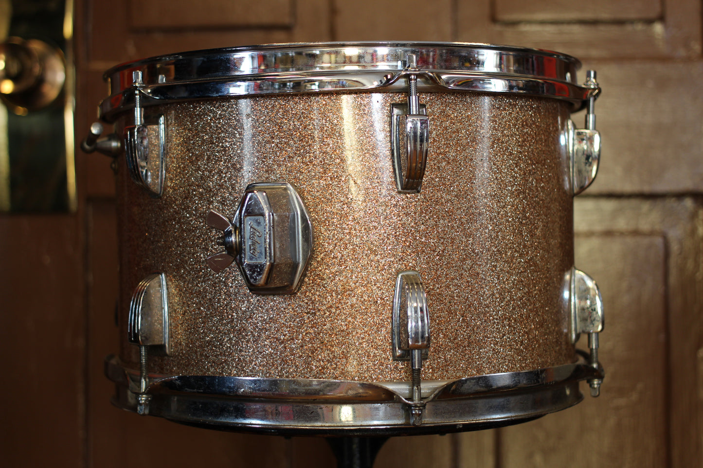 1966 Ludwig Downbeat in Champagne Sparkle 14x20 14x14 8x12