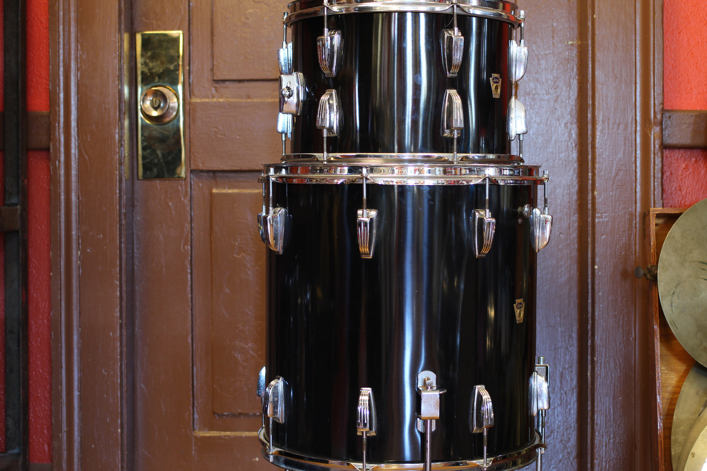 1959 Ludwig Super Classic in Black 14x22 16x16 9x13