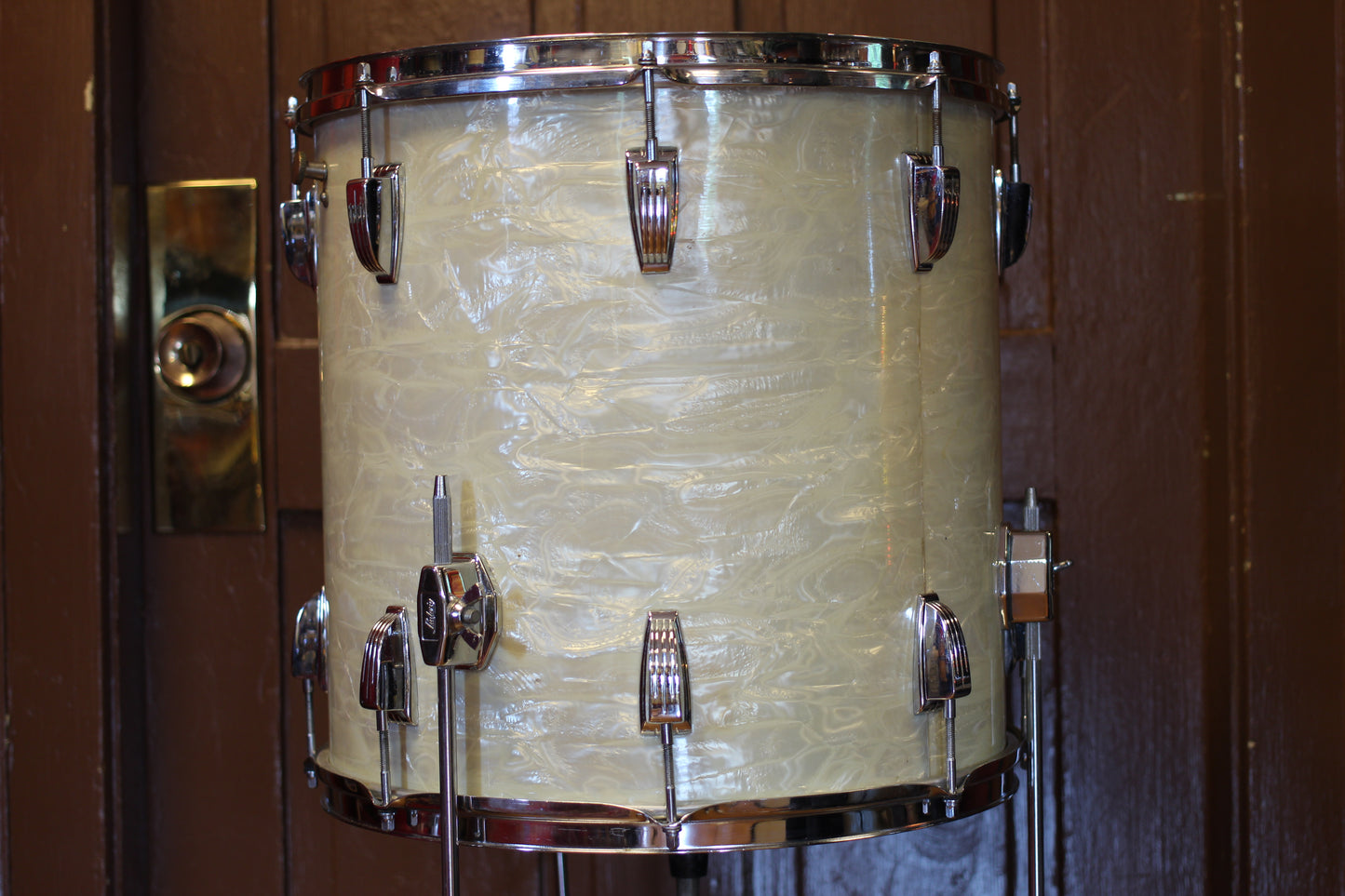 1950's WFL 'New Yorker' in White Marine Pearl 12x22 16x16 9x13