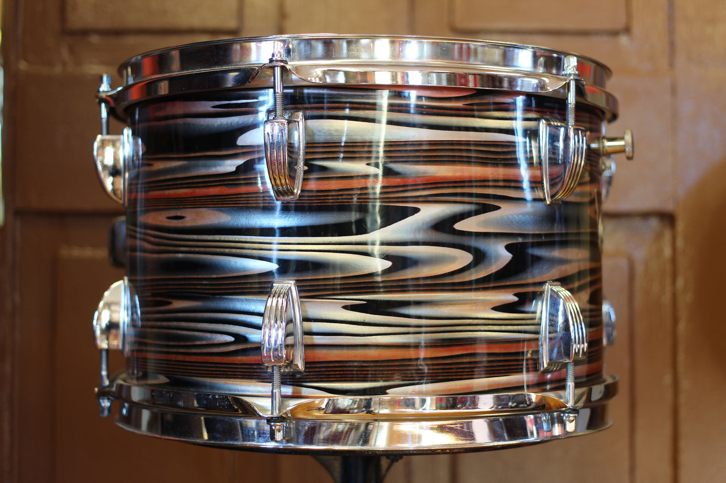 1970's Ludwig Standard 'S-330' in Ruby Strata 14x22 16x16 9x13 8x12