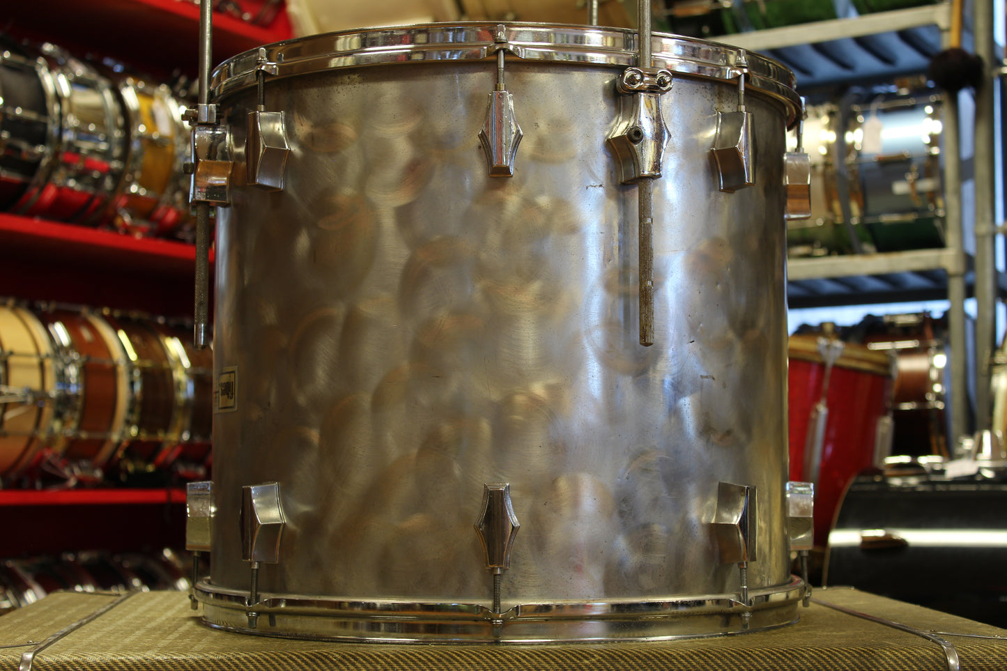 1970's Fibes Brushed Chrome over Fiberglass 14x22 16x18 9x13