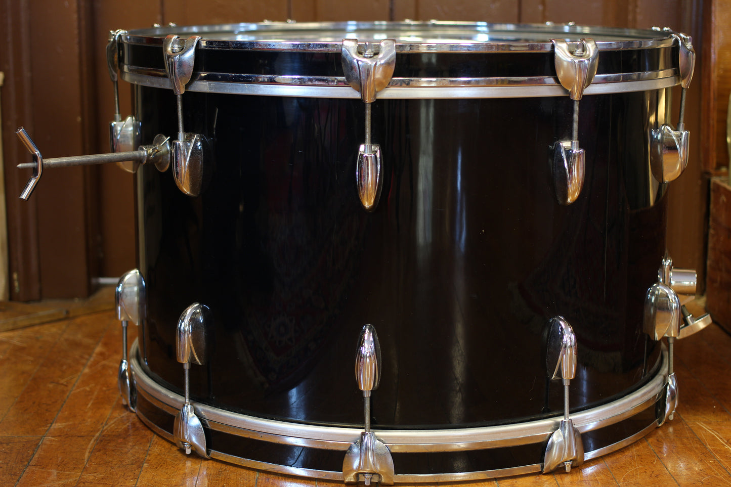 1970's Gretsch in Black Nitron 14x24 16x18 16x16 9x13 8x12