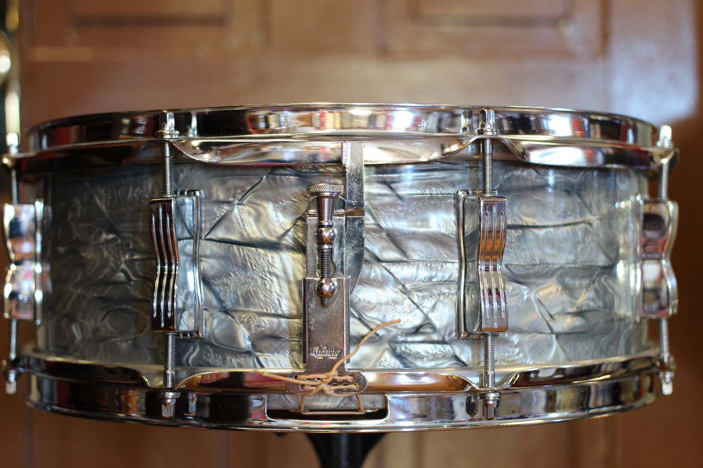 1964 Ludwig 5"x14" Jazz Festival Snare Drum in Sky Blue Pearl