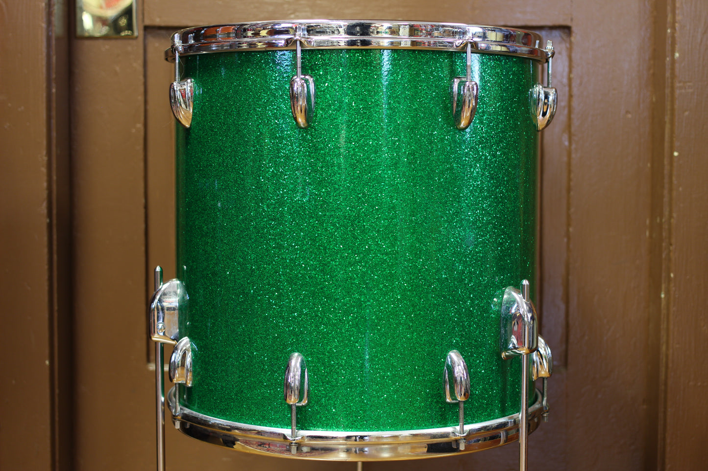 1960's Slingerland 'Gene Krupa Deluxe' in Sparkling Green Pearl 14x20 16x16 9x13