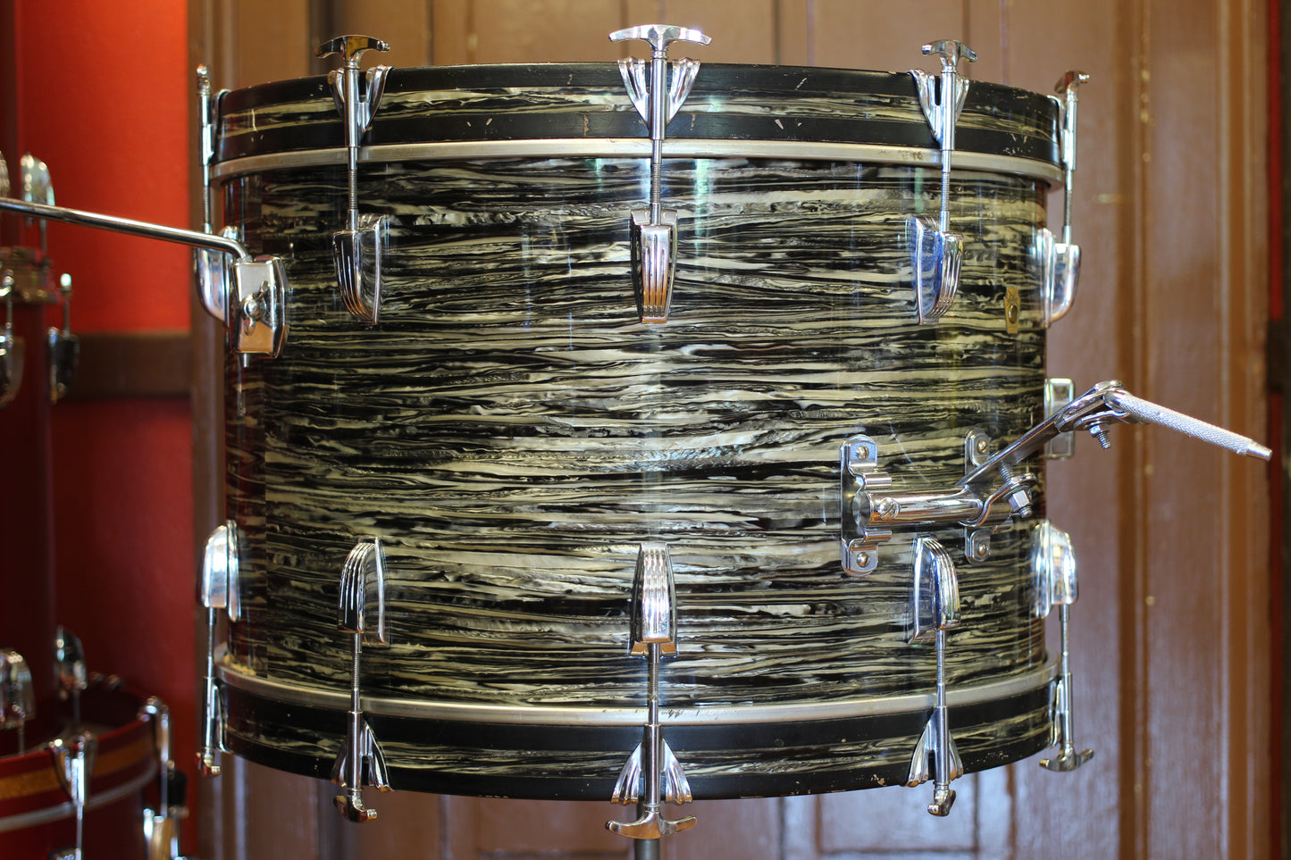 1964 Ludwig Super Classic in Oyster Black Pearl 14x22 16x16 9x13 5.5x14