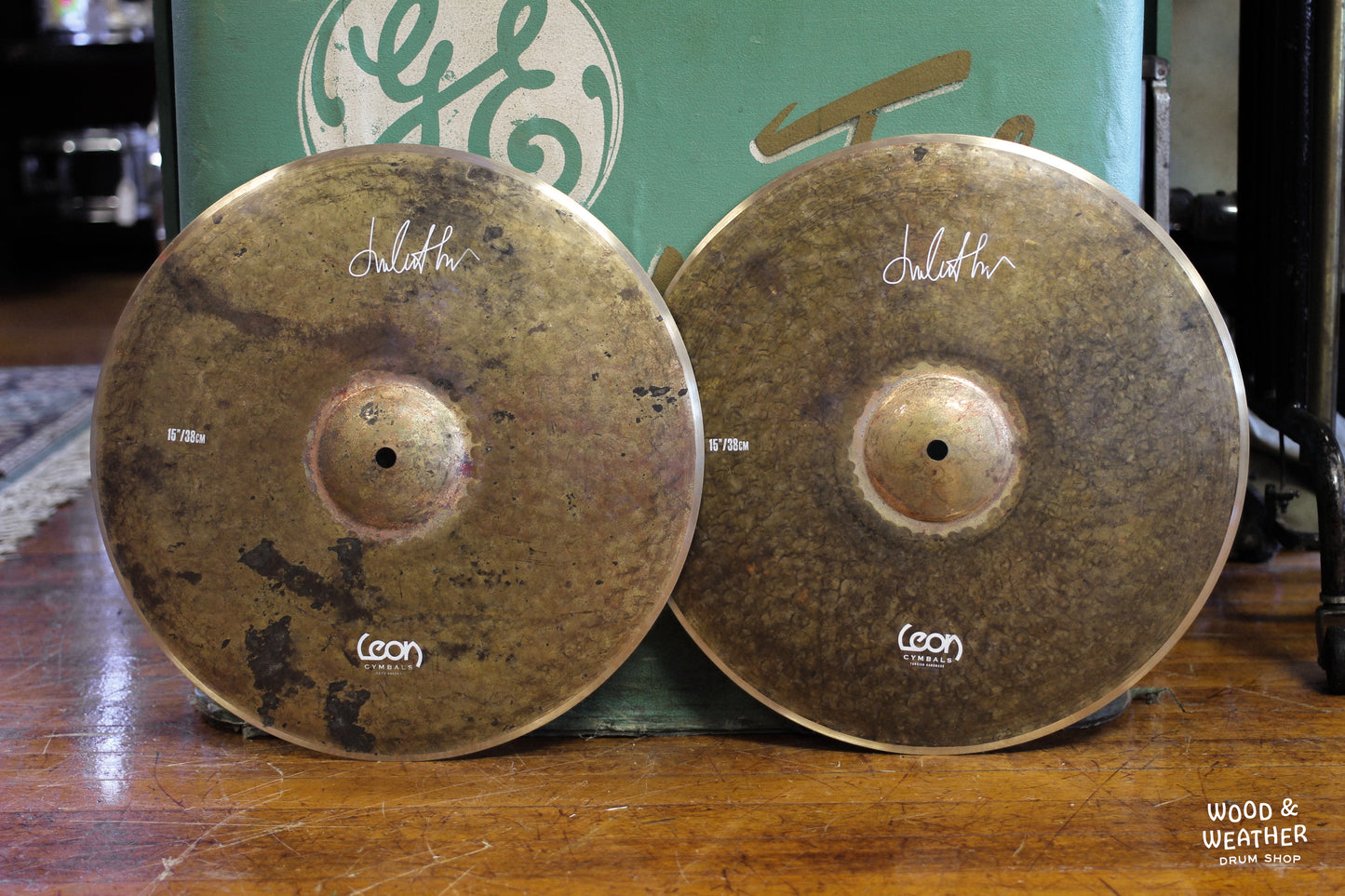 Leon Cymbals 15" Dark Hats Hi-Hat Cymbals 940/1130g