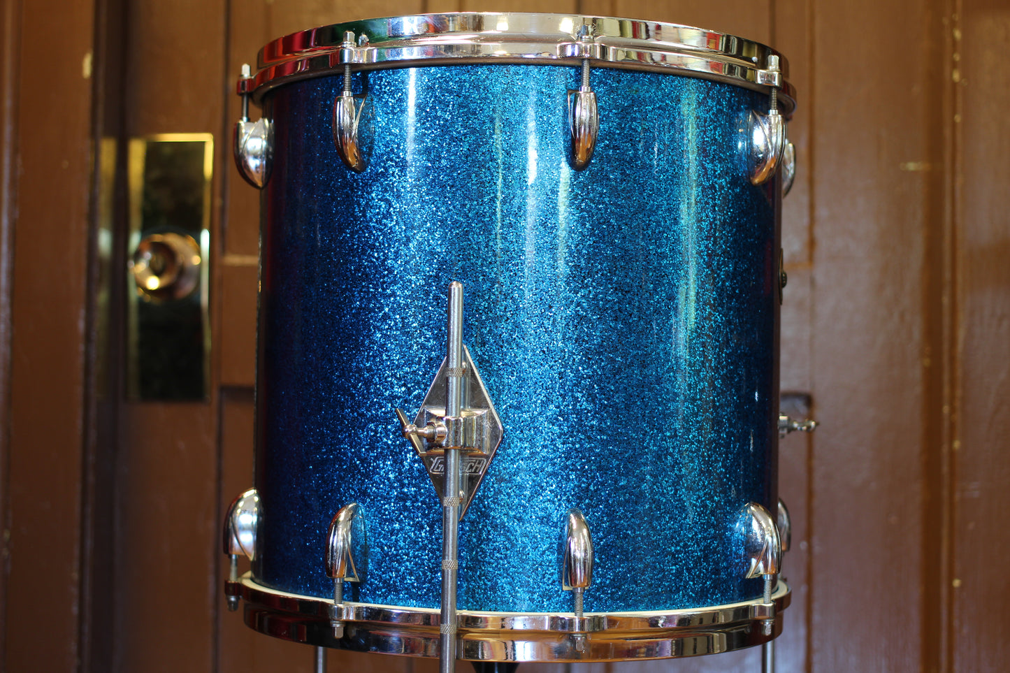 1960's Gretsch Progressive Jazz in Blue Sparkle 14x20 14x14 8x12