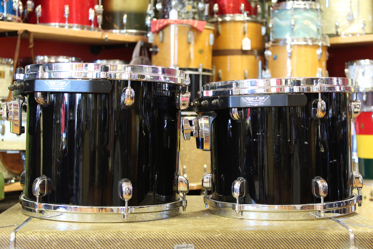 00's Tama MIJ Starclassic Performer in Black Gloss 10-12-13-14-16-22