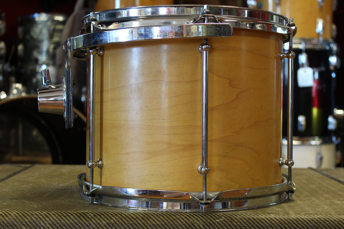 1990's Montineri Custom Drum Kit in Natural Maple 8-10-12-14-20
