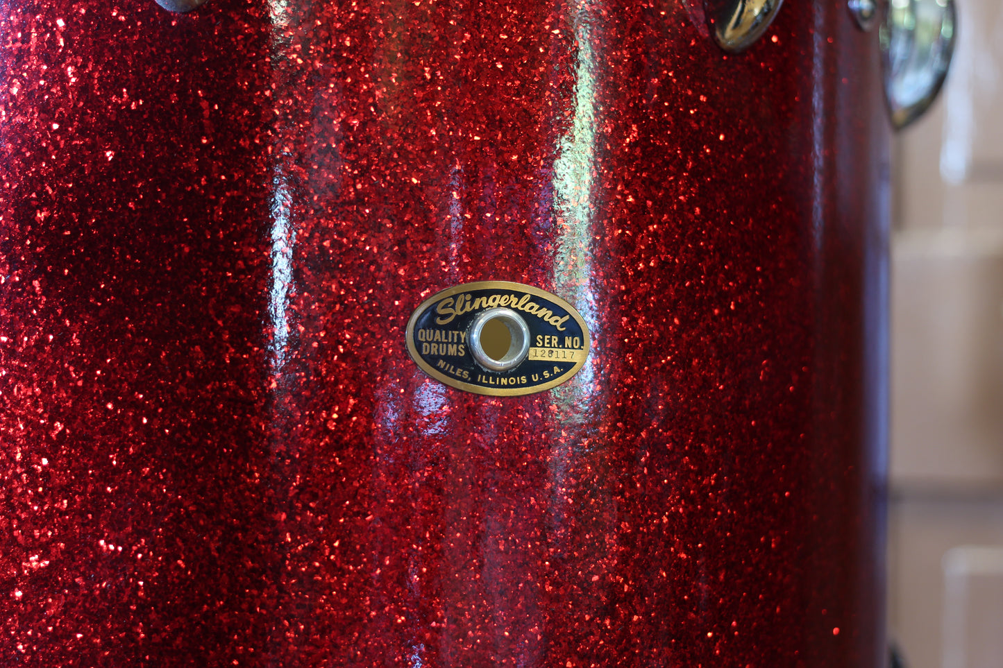 1966 Slingerland Modern Jazz outfit in Sparkling Red Pearl