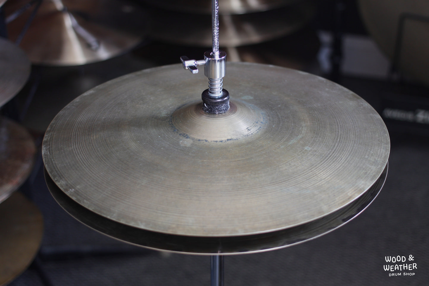 1960s A. Zildjian 14" Hi-Hat Cymbals 705/885g