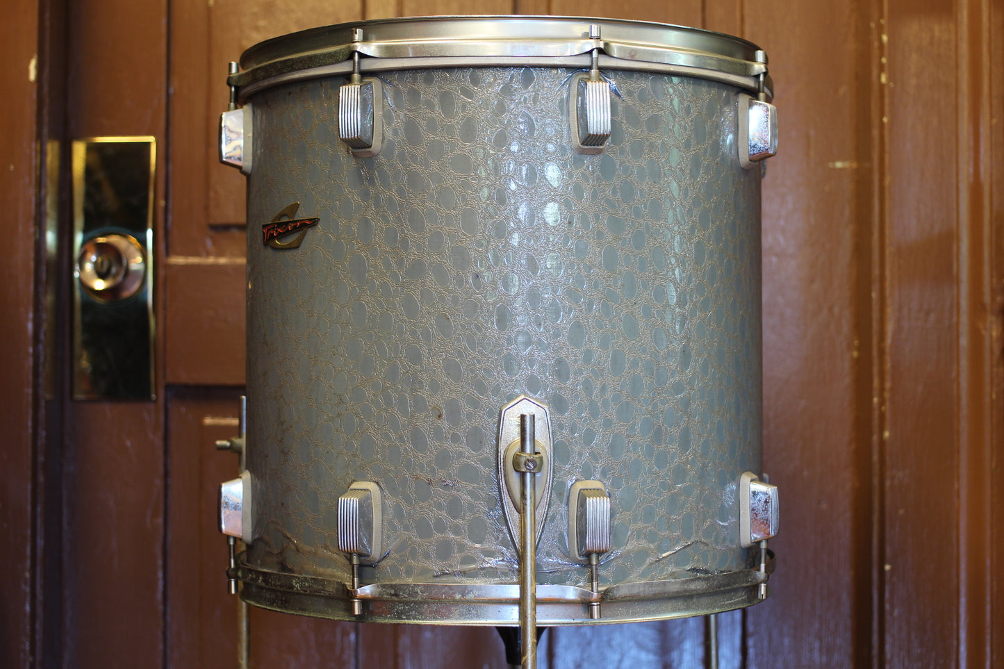 1960's Trixon Luxus in Blue Croco 14x20 9x13 16x16 5x14