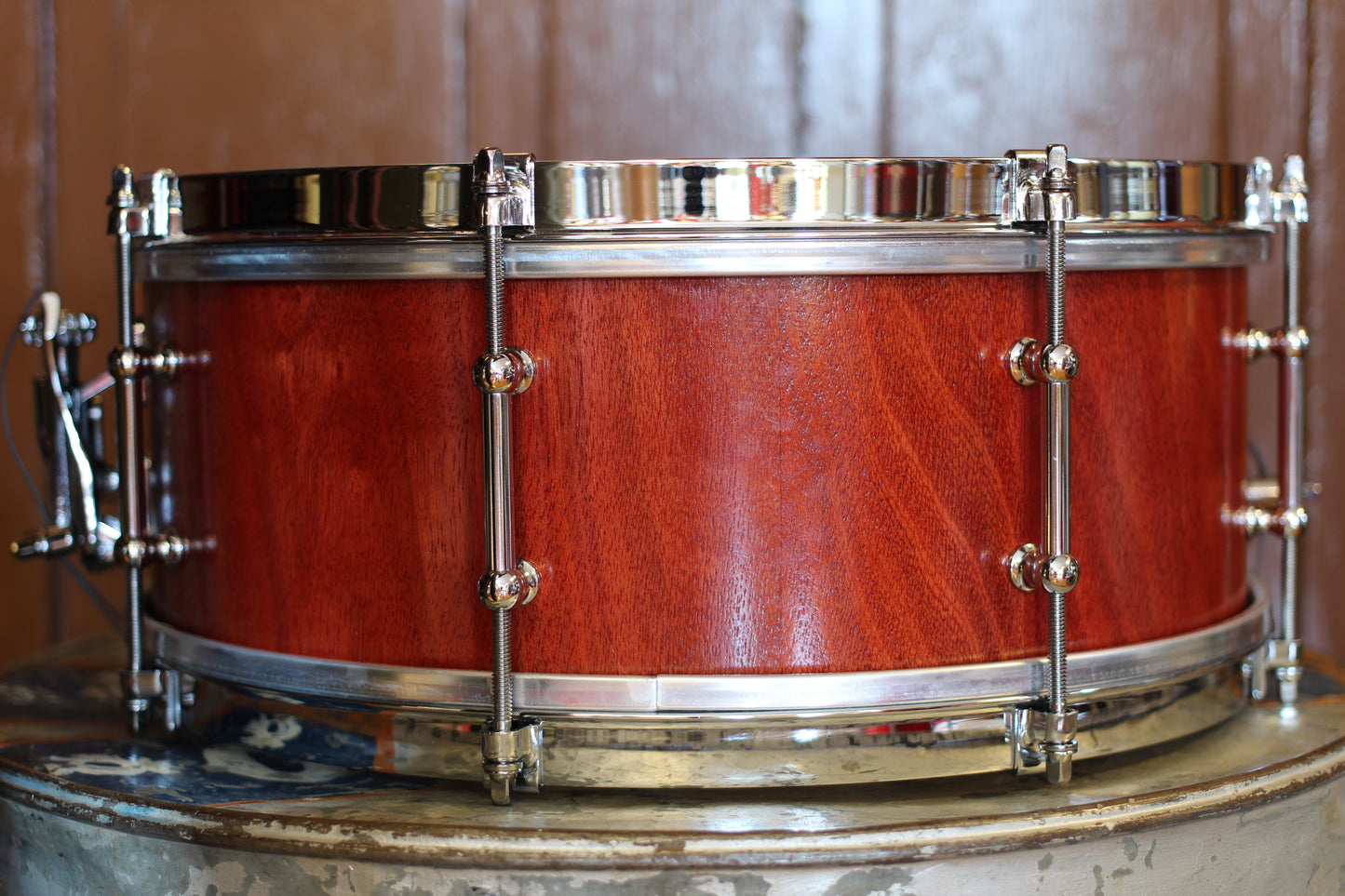 Doc Sweeney 5.5"x14" Makore Stave Snare Drum