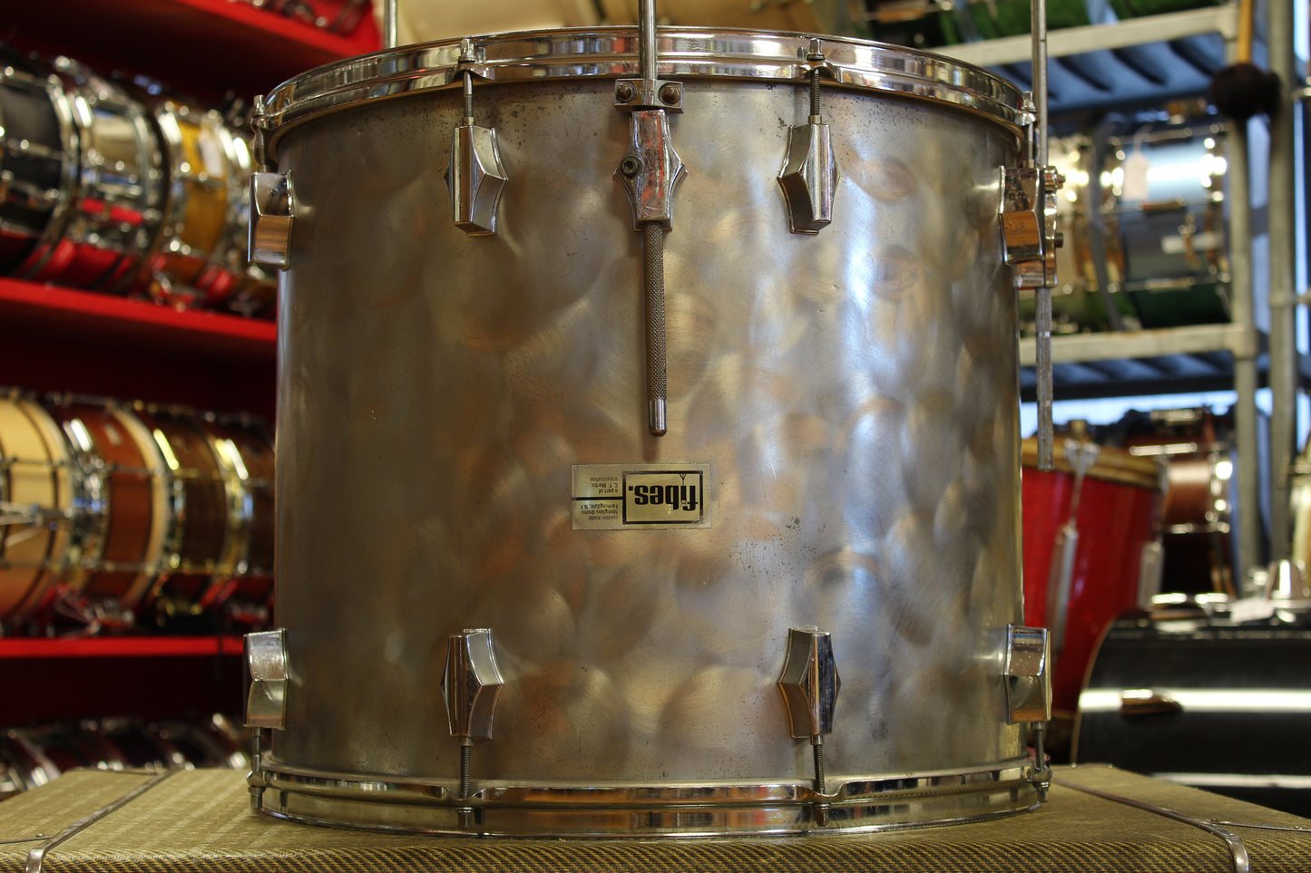 1970's Fibes Brushed Chrome over Fiberglass 14x22 16x18 9x13