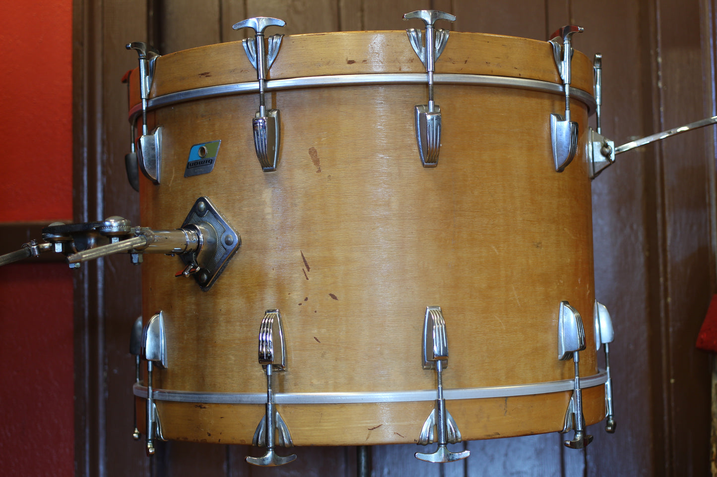 1970 Ludwig Hollywood outfit in Thermogloss 14x22 16x16 9x13 8x12