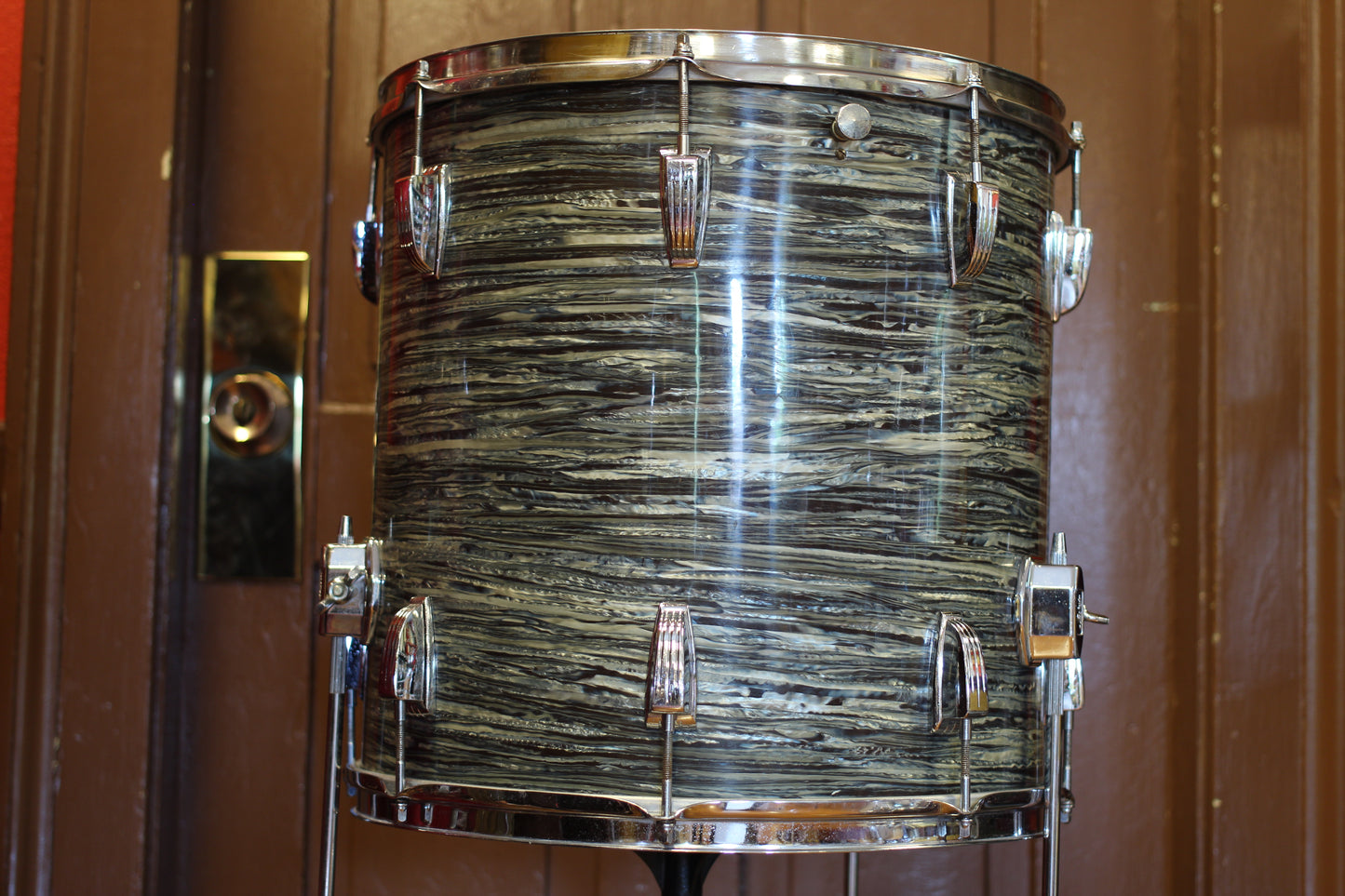 1960's Ludwig 'New Yorker' in Oyster Blue Pearl 12x22 16x16 9x13