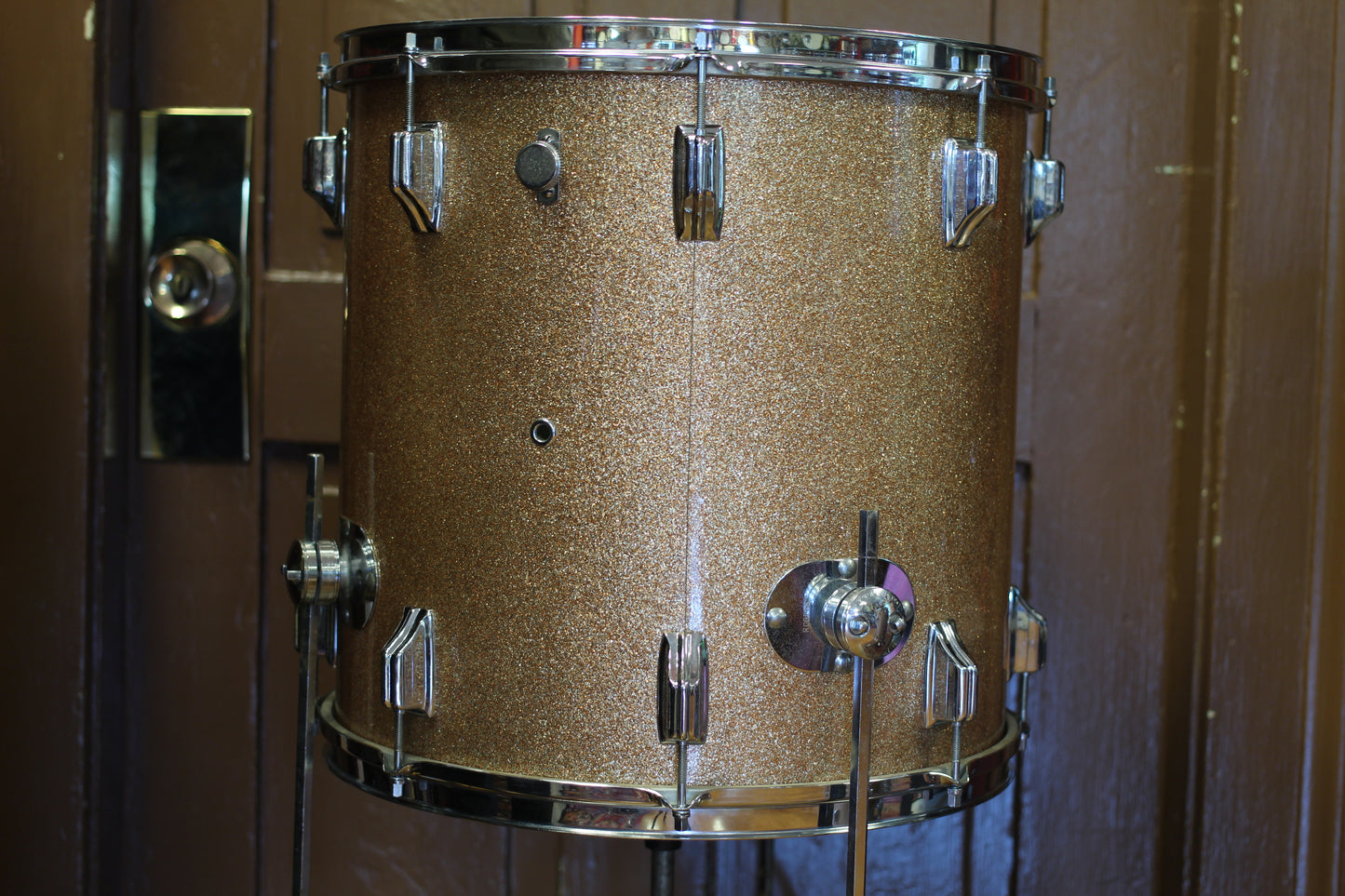 1960's Rogers Buddy Rich Celebrity Outfit in Champagne Sparkle 14x22 16x16 9x13