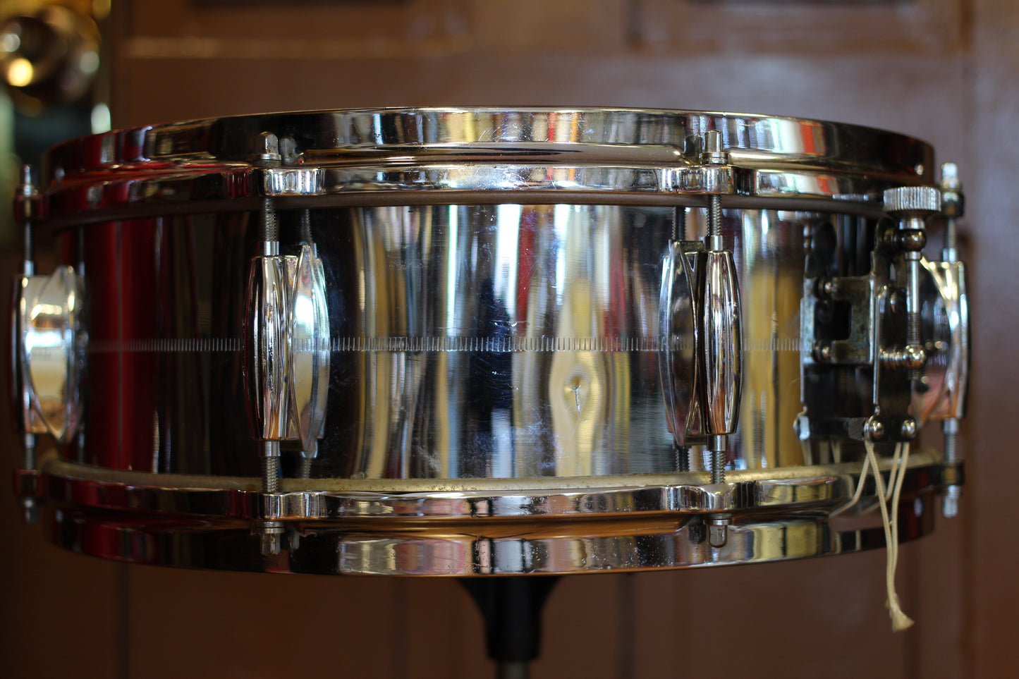 1970's Gretsch '4160' Snare Drum 5"x14" Chrome over Brass