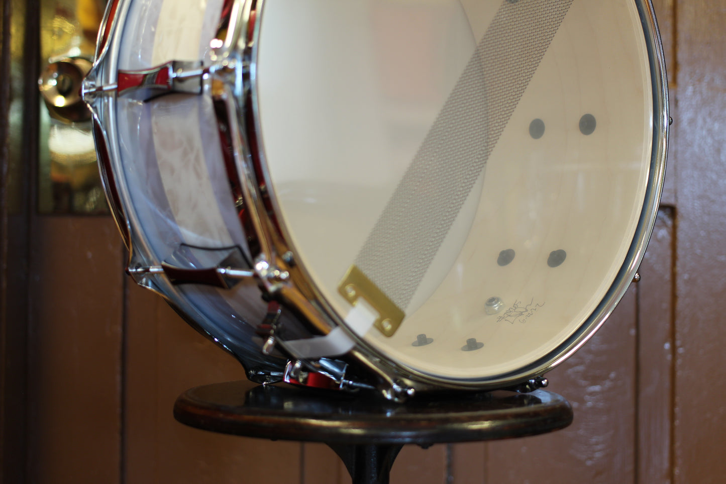 2022 Pork Pie Percussion 7"x14" Banded Marine Pearl Snare Drum
