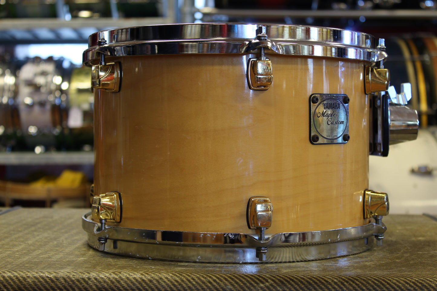 1990's Yamaha Maple Custom Bop in Natural Maple 14x18 14x14 8x12