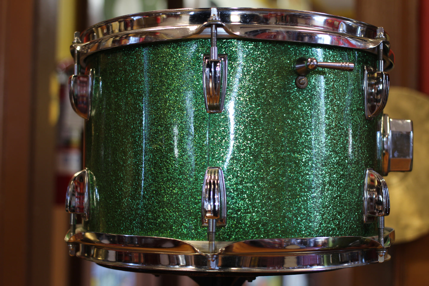 1960's Ludwig Jazzette in Green Sparkle 12x18 14x14 8x12