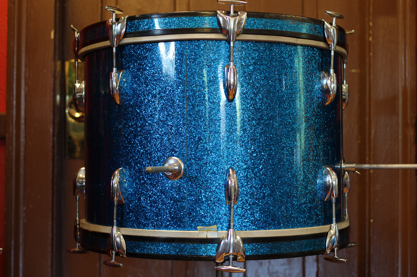 1960's Gretsch Progressive Jazz in Blue Sparkle 14x20 14x14 8x12