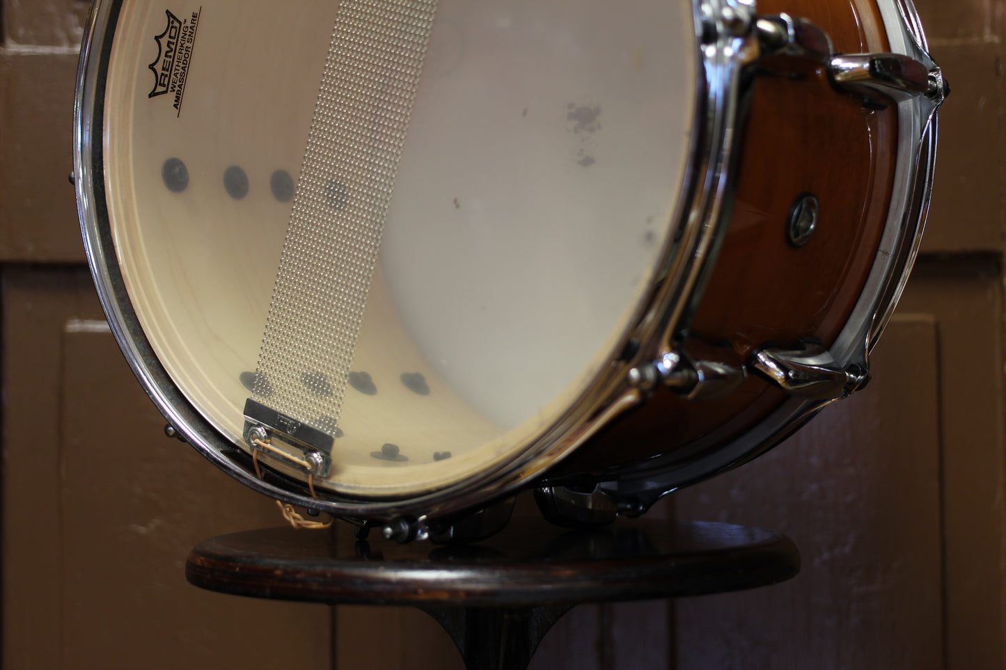 Used - Pearl Maple Shell 7"x12" Soprano Snare in Liquid Amber
