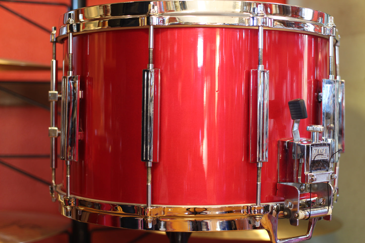 1980's Tama Artstar 9"x14" in Lipstick Red Lacquer