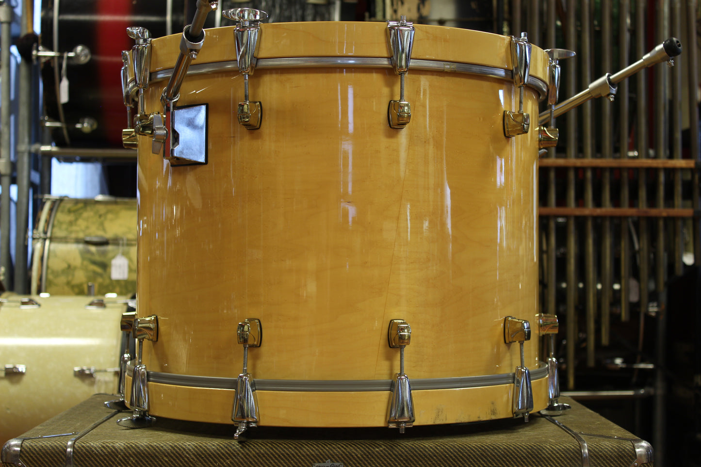 1992 Yamaha Maple Custom in Natural Maple 16x22 16x16 11x13 10x12 10x10