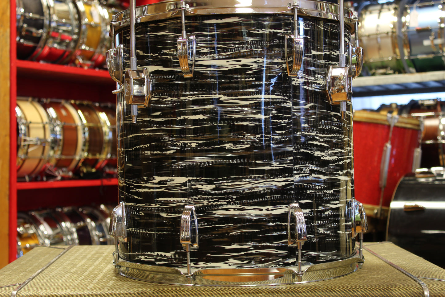 1969 Ludwig Super Classic in Oyster Black Pearl 14x22 16x16 9x13