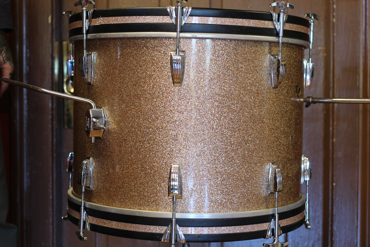 1968 Ludwig 'Superbeat' in Champagne Sparkle 9x13 16x16 14x20