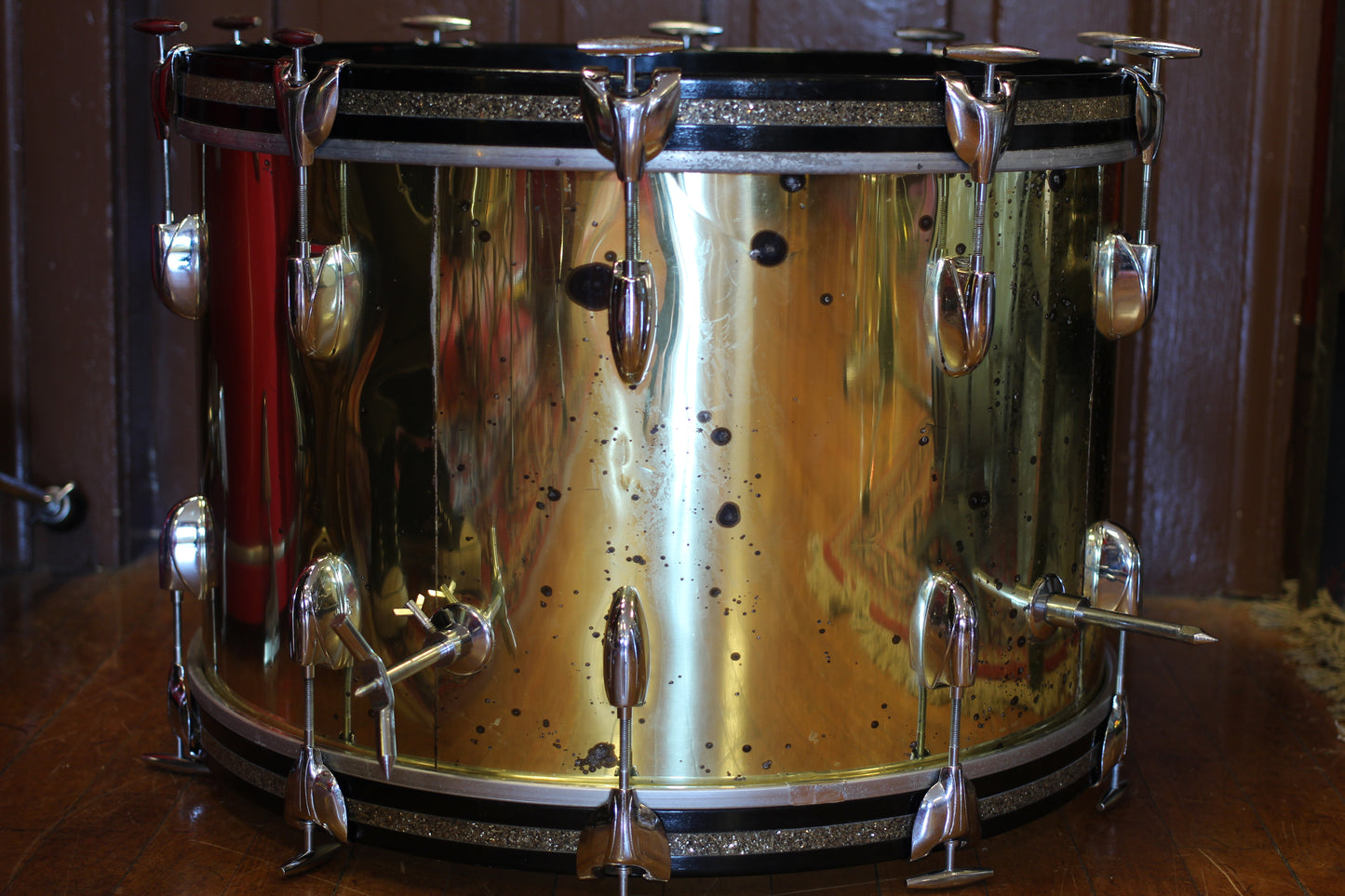 1970's Gretsch 'Name Band' in Brass Steel 14x22 16x16 9x13 5x14