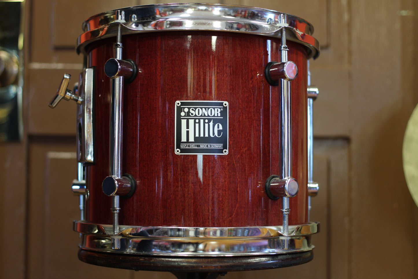 1990's Sonor Hilite in Red Maple 15x18 15x14 10x12 9x10