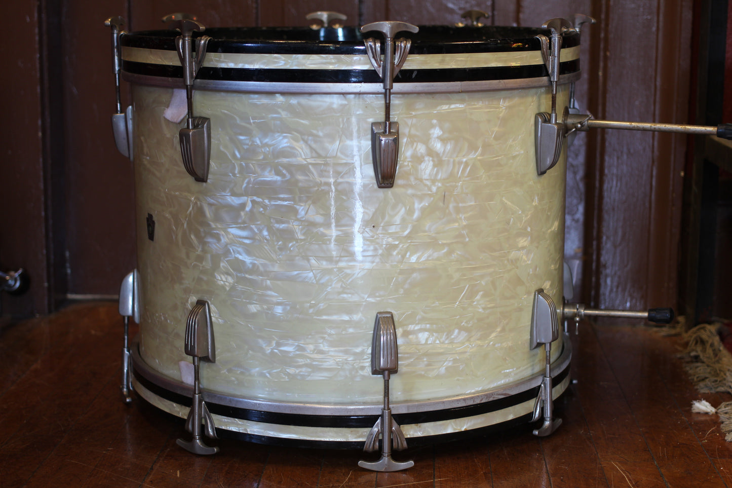 1940's WFL Bass Drum 14"x20" in White Marine Pearl