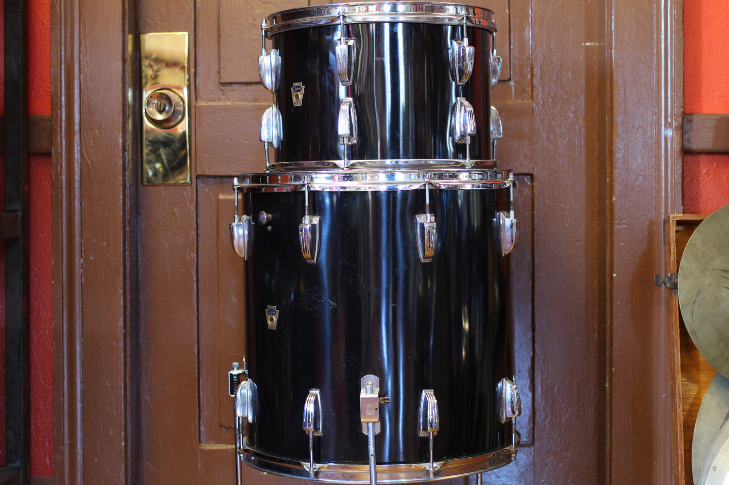 1959 Ludwig Super Classic in Black 14x22 16x16 9x13