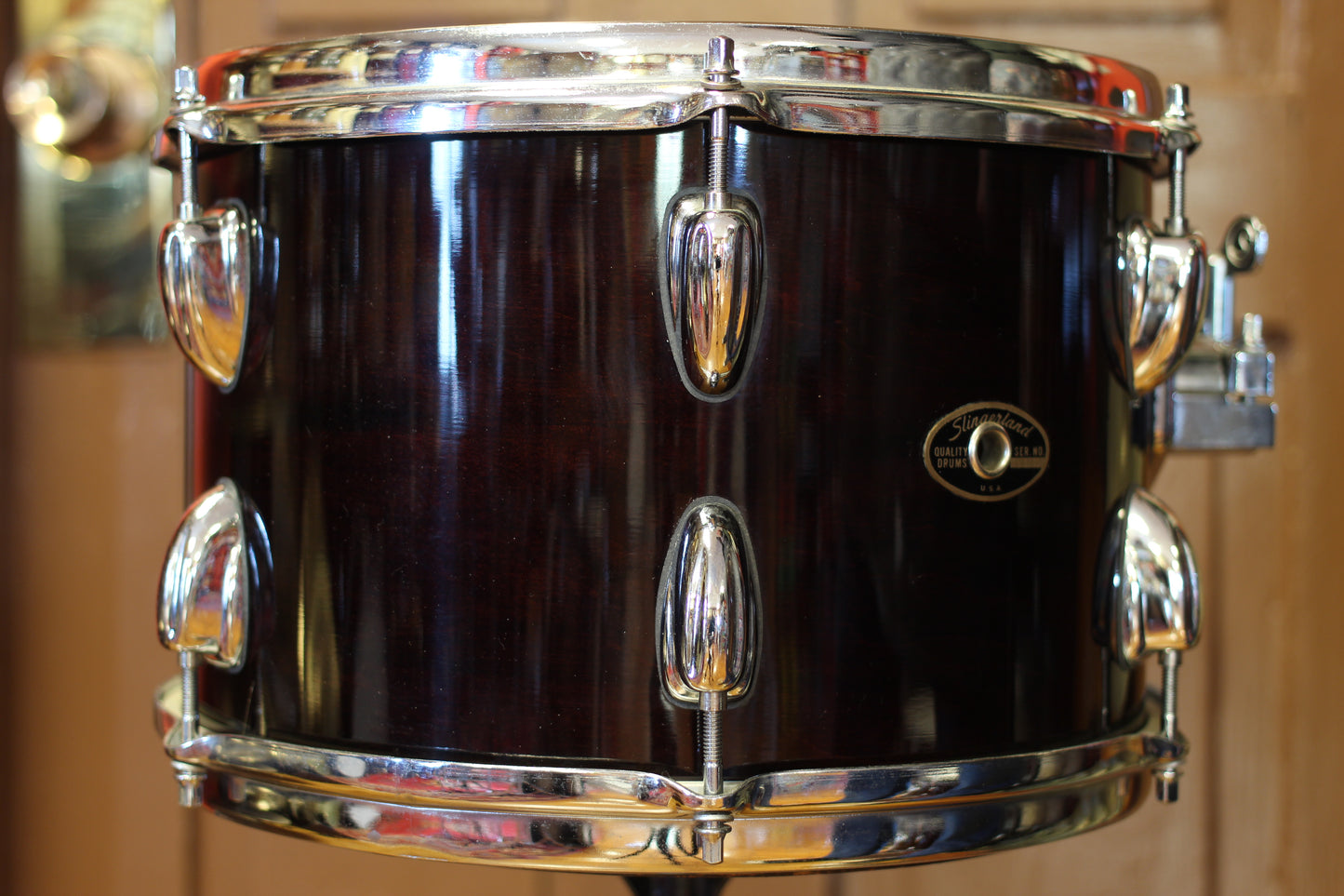 1990's Slingerland Artist Custom in Mahogany 14x20 14x14 5.5x14 8x12 8x10