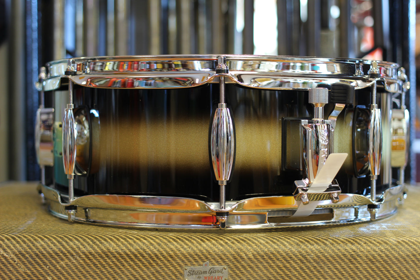 2022 Pork Pie Percussion Hip Pig 5"x14" in Black & Gold Duco