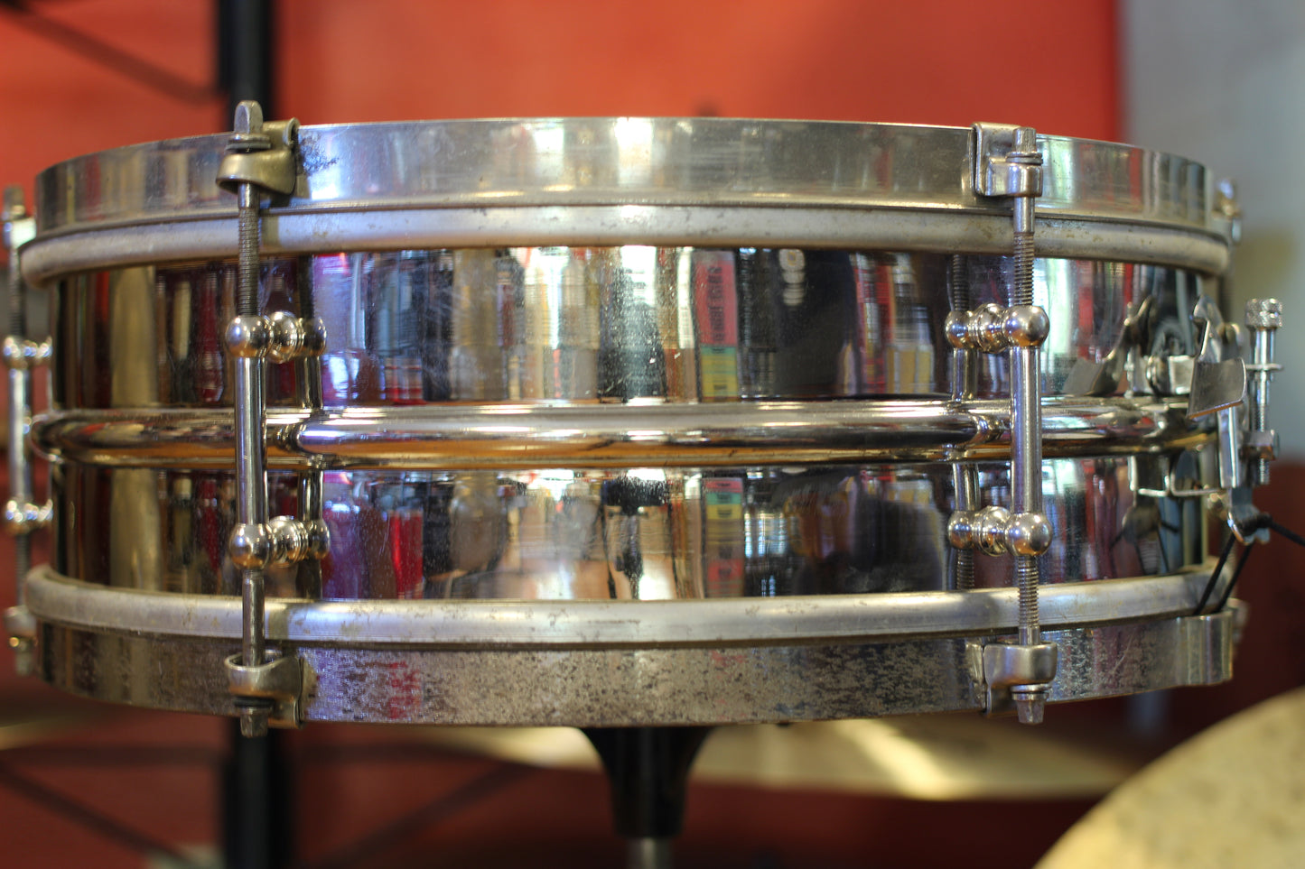 1920's Ludwig Pioneer 5"x14" Nickel over Brass