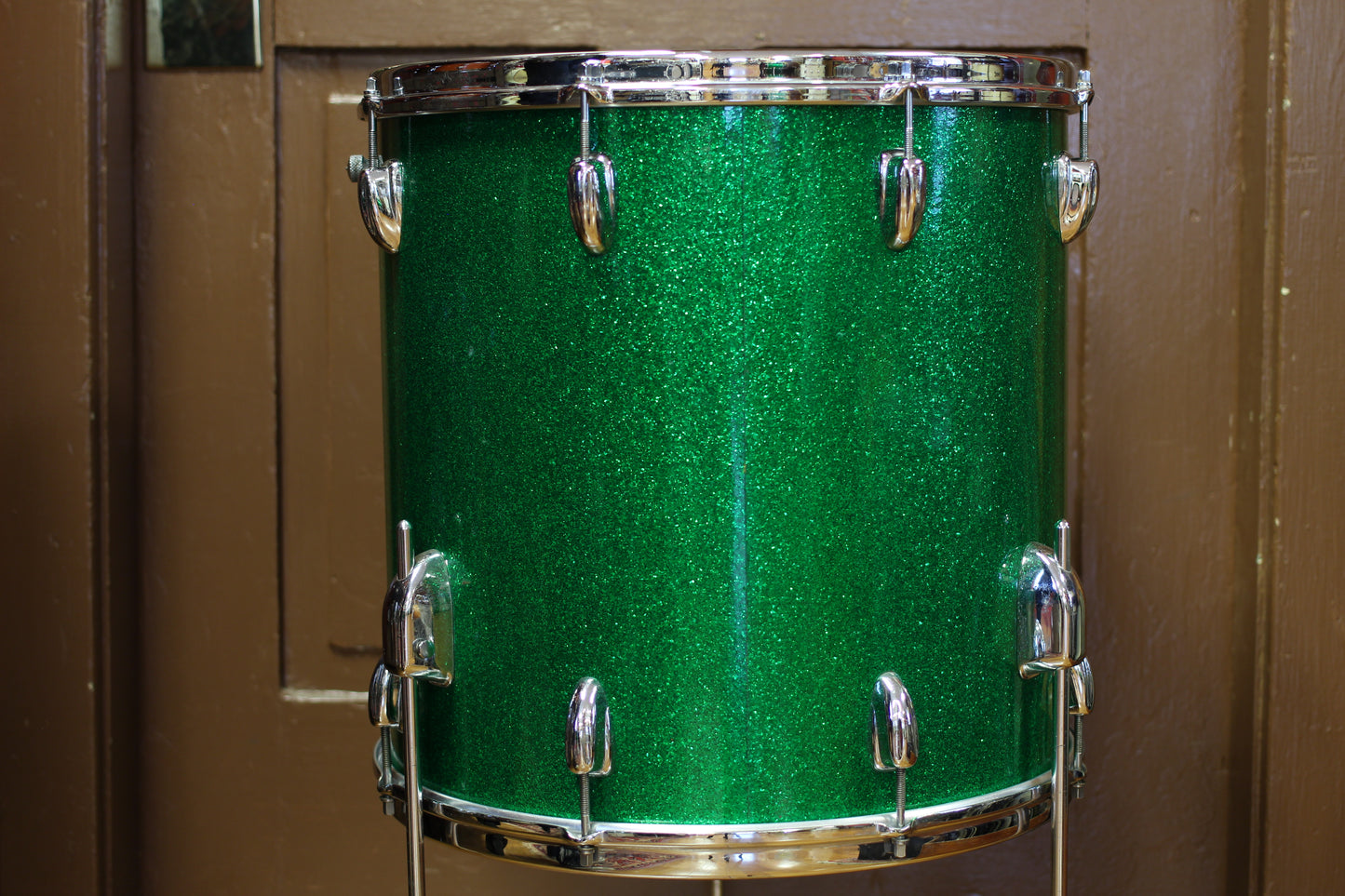 1960's Slingerland 'Gene Krupa Deluxe' in Sparkling Green Pearl 14x20 16x16 9x13
