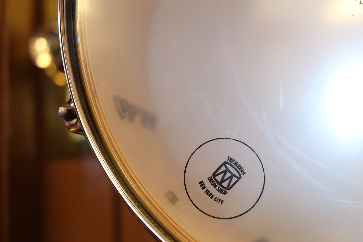 Modern Drum Shop Custom Snare Drum 8"x14" in Natural Maple