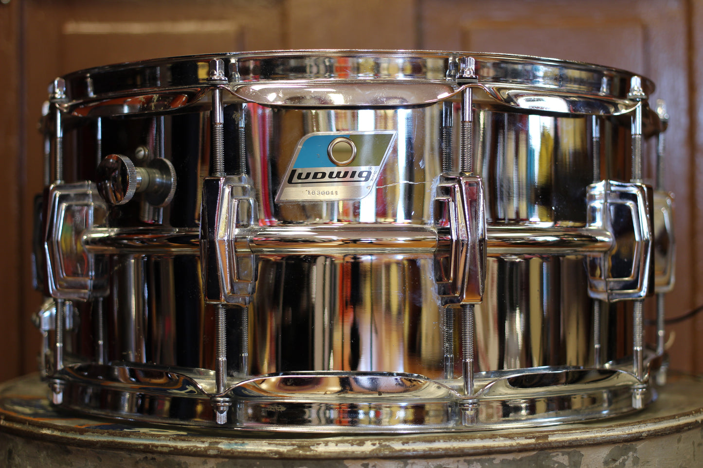 1970's Ludwig LM402 Supraphonic 6.5"x14" Serial # 1830011