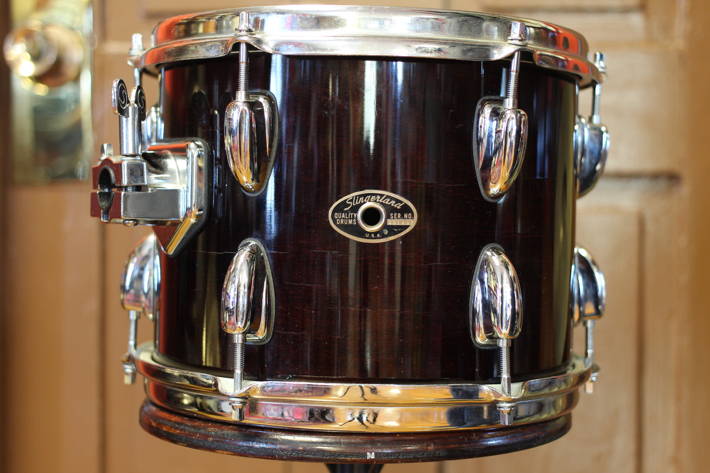 1990's Slingerland Artist Custom in Mahogany 14x20 14x14 5.5x14 8x12 8x10