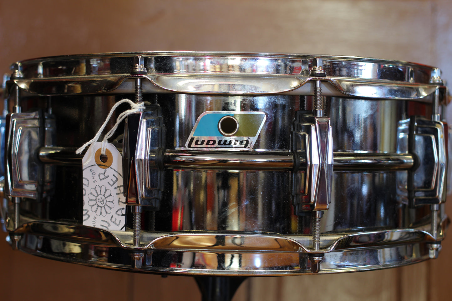 Used Ludwig 'B-Stock' Black Beauty Snare Drum 5"x14"