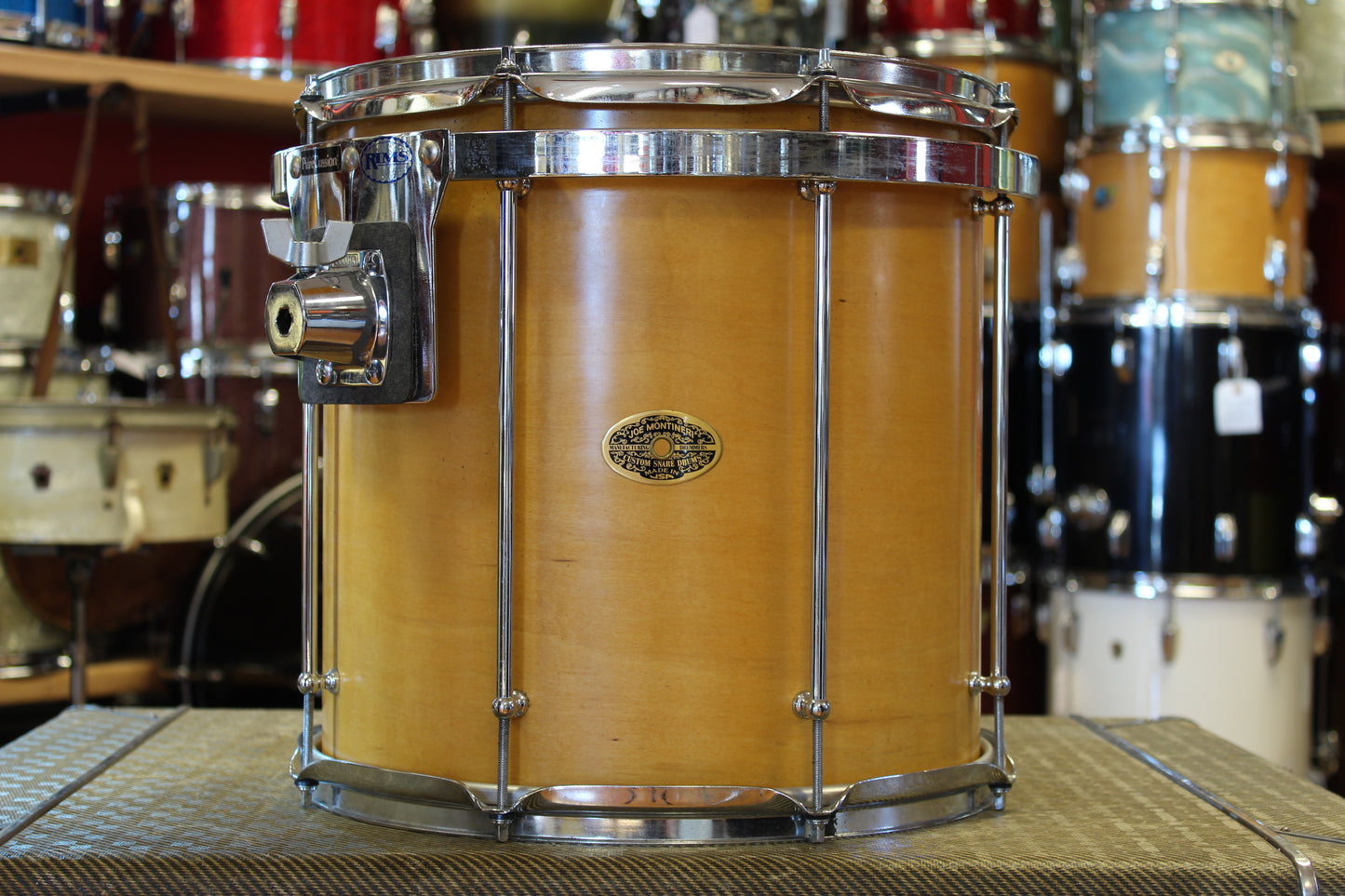 1990's Montineri Custom Drum Kit in Natural Maple 8-10-12-14-20