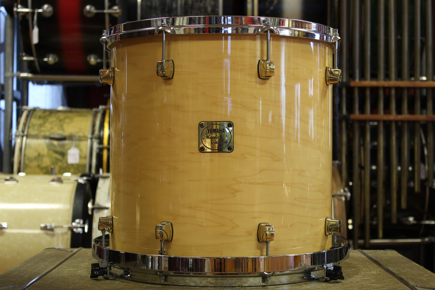 1992 Yamaha Maple Custom in Natural Maple 16x22 16x16 11x13 10x12 10x10