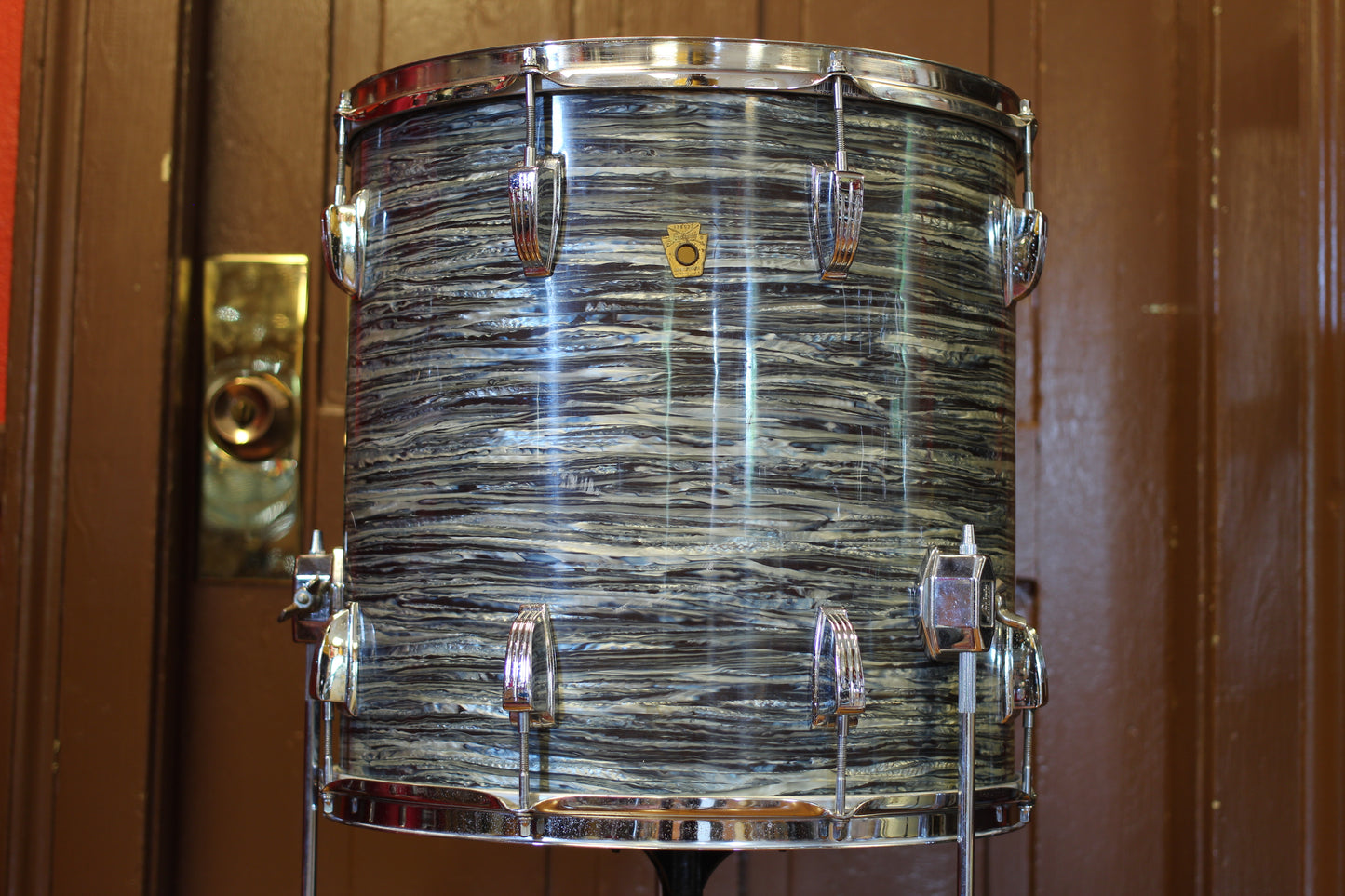 1960's Ludwig 'New Yorker' in Oyster Blue Pearl 12x22 16x16 9x13