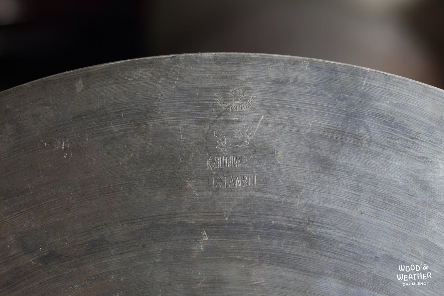 1930/40s K. Zildjian "Old Stamp I" 17" Ride Cymbal 1645g