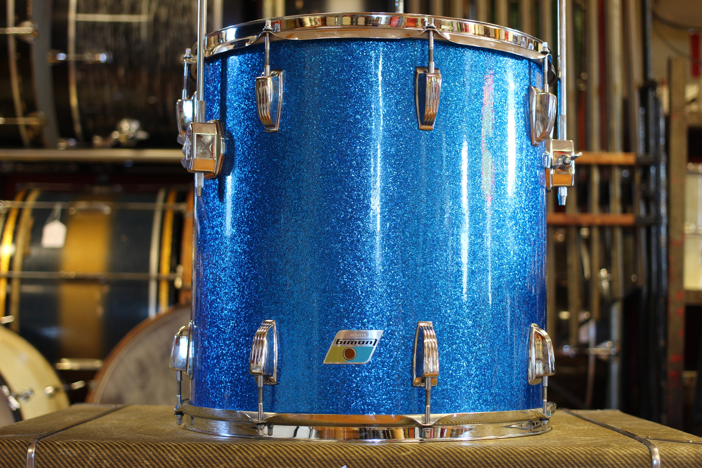 1970's Ludwig Super Classic in Blue Sparkle 14x22 16x16 9x13