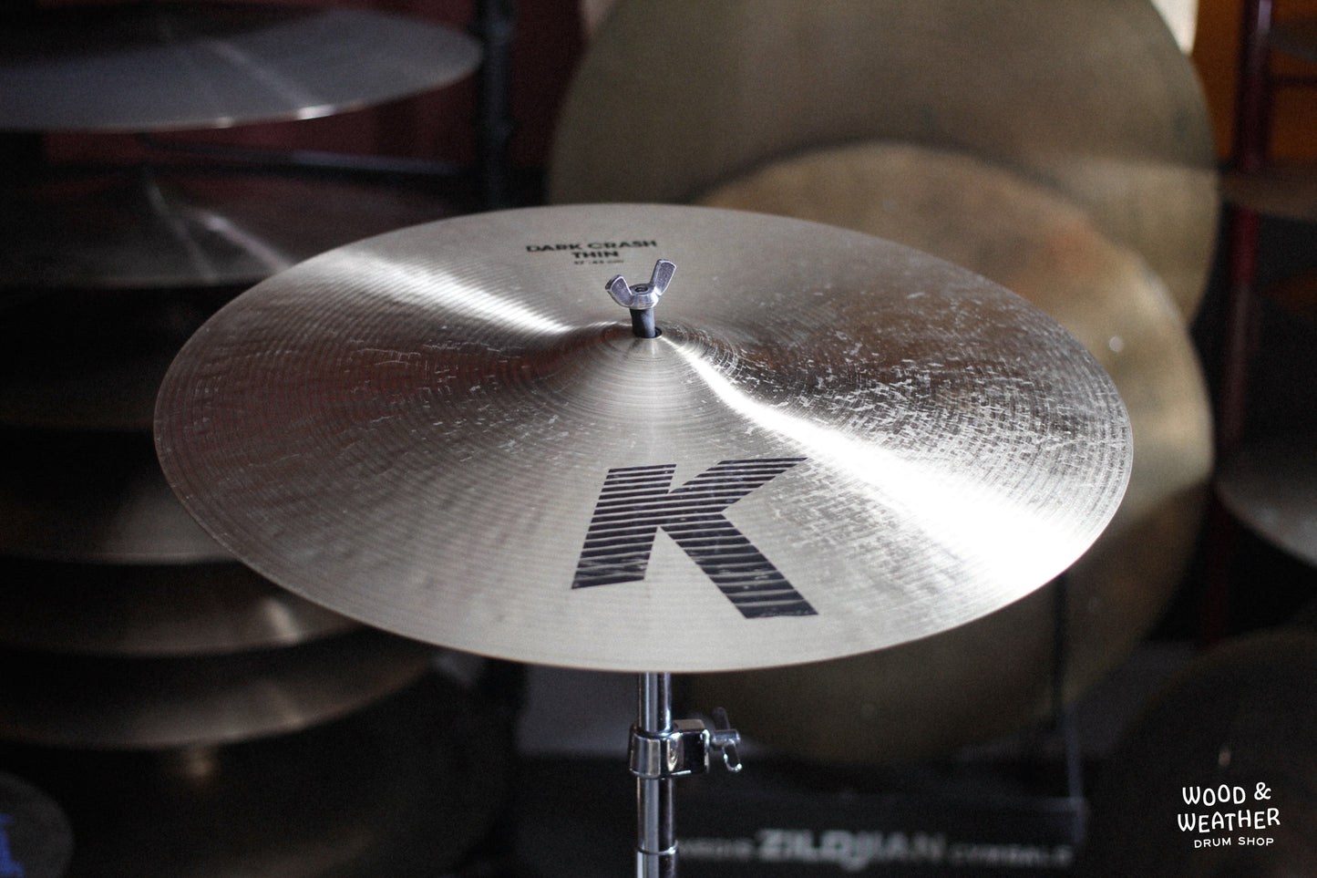 1995 Zildjian 17" K Dark Crash Thin Cymbal 1278g